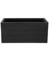 Blumentopf schwarz rechteckig 80 x 37 x 38 cm MYRA_700528