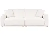Sofa 3 Seater JUBEK Fabric Off-White