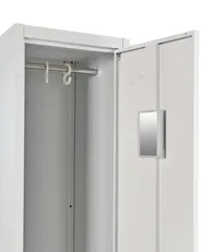 3-Door Storage Locker ATHLETE Metal Grey/ White_1011883