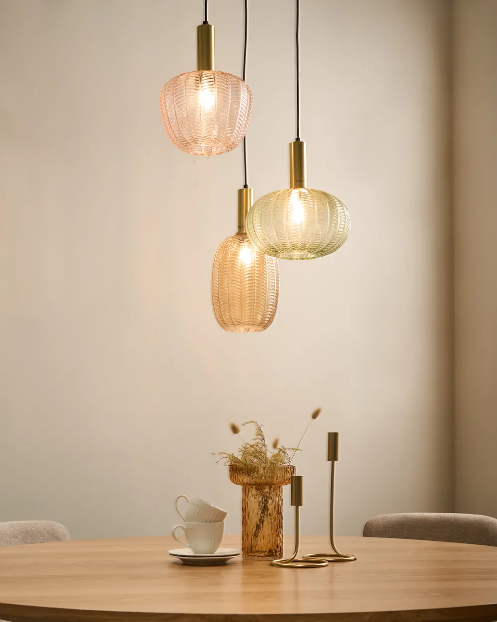 Lampa wisząca NJORO Szkło Kolorowy