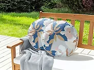 Gartenkissen 2er Set VEREZZI Blumenmuster 40 x 40 cm Bunt_1182683