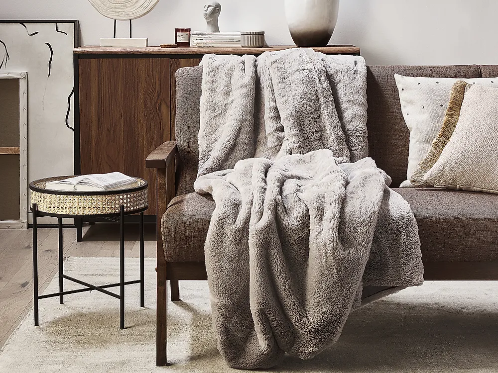 Couverture CHAAB 150 x 200 cm Gris clair_1177984