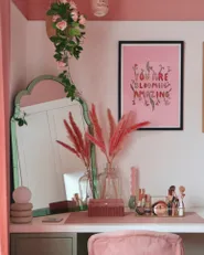 Wall Mirror NORVILLE 60 cm 90 cm Green_955934