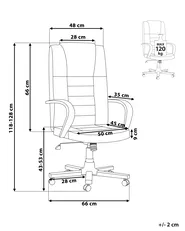 Massage Chair DIAMOND with Heating Leather Beige_673509