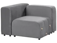 Modular Sofa 3 Seater FALSTERBO Velvet Grey_919398