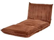 Single Sofa Bed LYSEKIL Corduroy Golden Brown_1043311