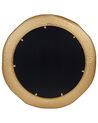 Kulaté nástěnné zrcadlo ⌀ 68 cm zlaté MERCY_923543
