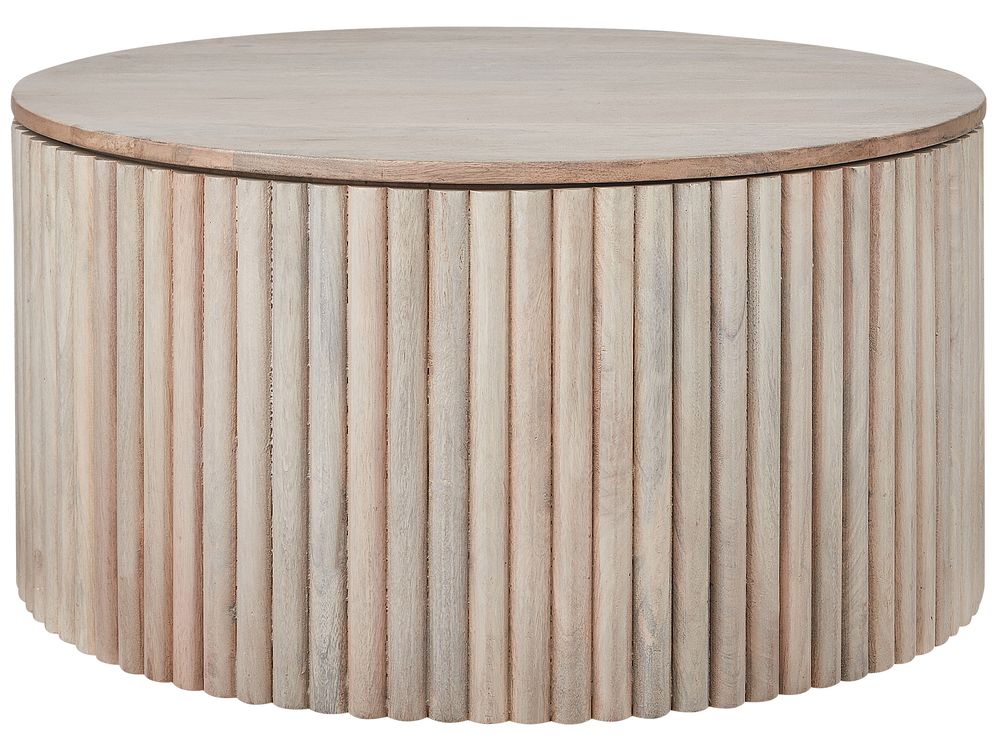 Tavolino da caffè KIRKWOOD con contenitore Legno di mango Marrone chiaro