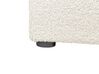 Trekvart seng med opbevaring off-white boucle 140 x 200 cm DINAN_903687