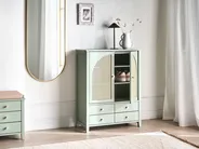 Shoe Storage Cabinet BENDIGO Mint Green_1022352