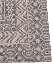 Szőnyeg BAGLAR Szürke 80 x 150 cm Juta zsákvászon_853364