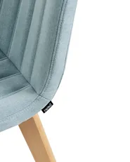 Set of 2 Dining Chairs CALGARY Light Blue_958422