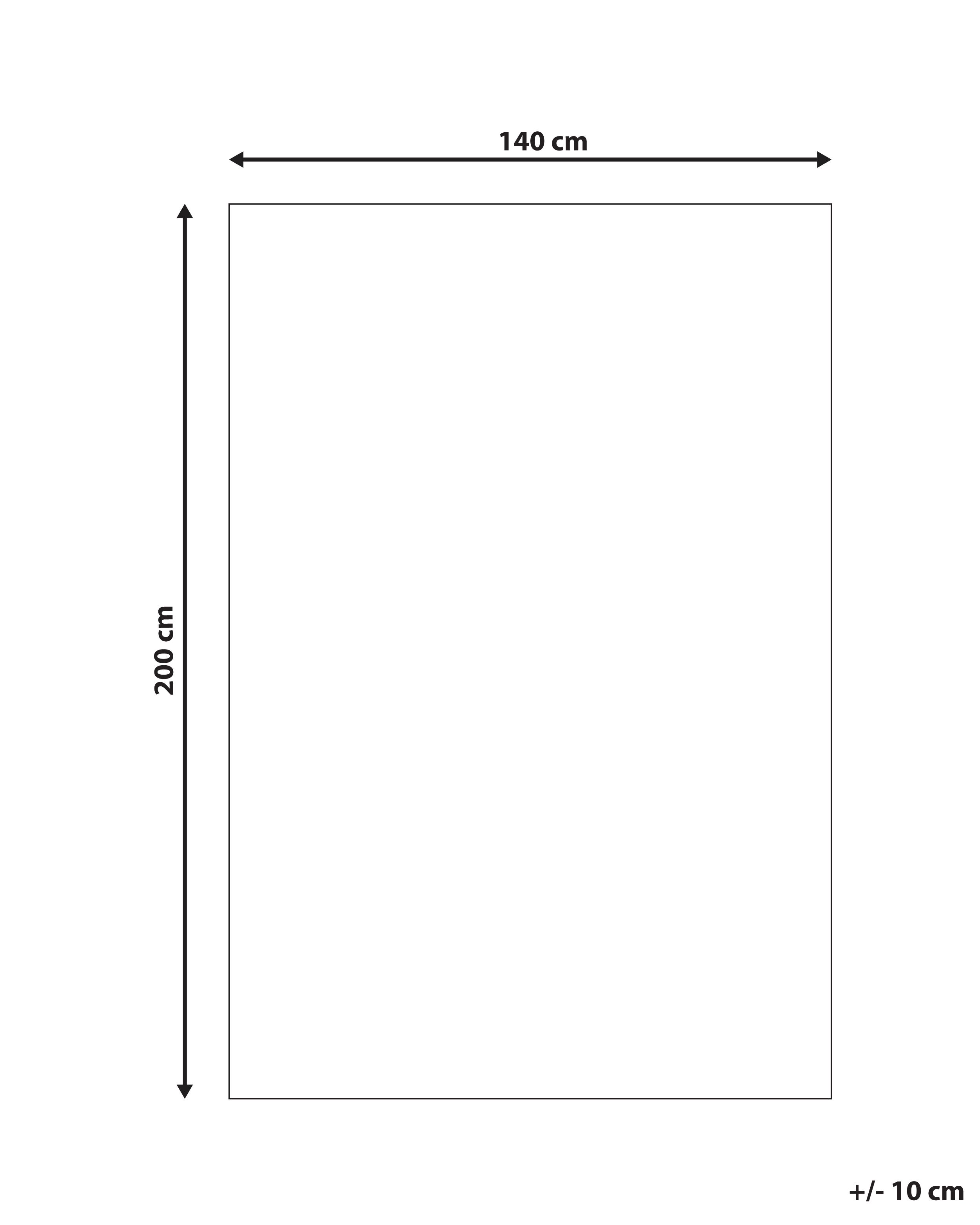Tappeto per bambini DARMA Beige 140 x 200 cm Cotone_1107994