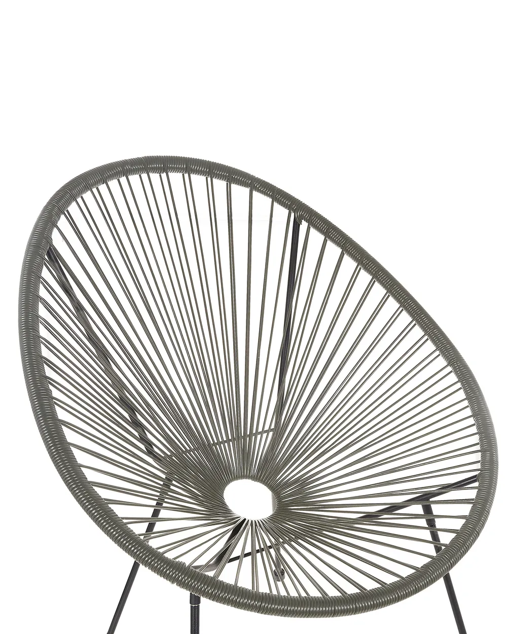Sedia da giardino ACAPULCO II Rattan sintetico (PE) Grigio scuro_795142