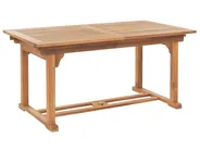 Garden Dining Set 6 Seater JAVA with Cushions Acacia Wood Taupe_803755