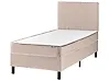Cama continental Tela COUNTESS 90 x 200 cm Beige