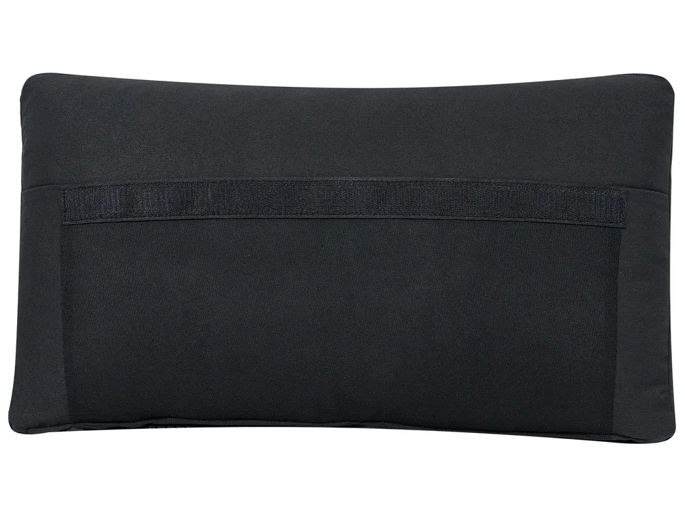 Modular Sofa 3 Seater UNSTAD Fabric Black_893485