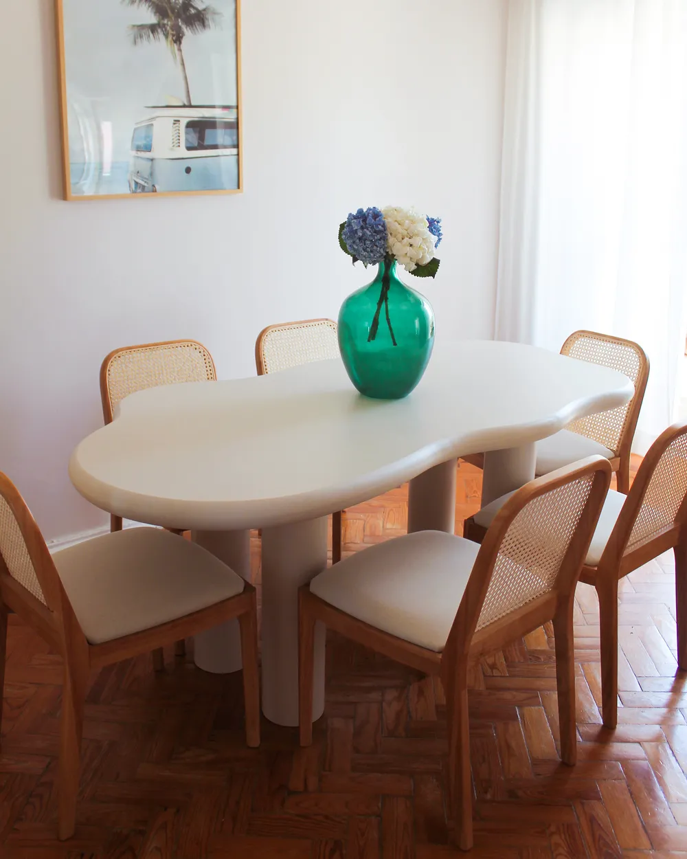 Dining Table ONDLE Off-White 188 cm 94 cm_1006220