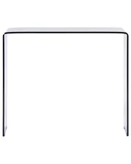 Console Table KENDALL Tempered Glass Black_953555