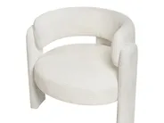 Set da salotto 4 posti BUREA Ciniglia Bianco sporco_1072815