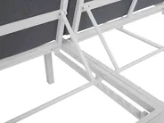 Garden Daybed PALLANZA Metal White_800599