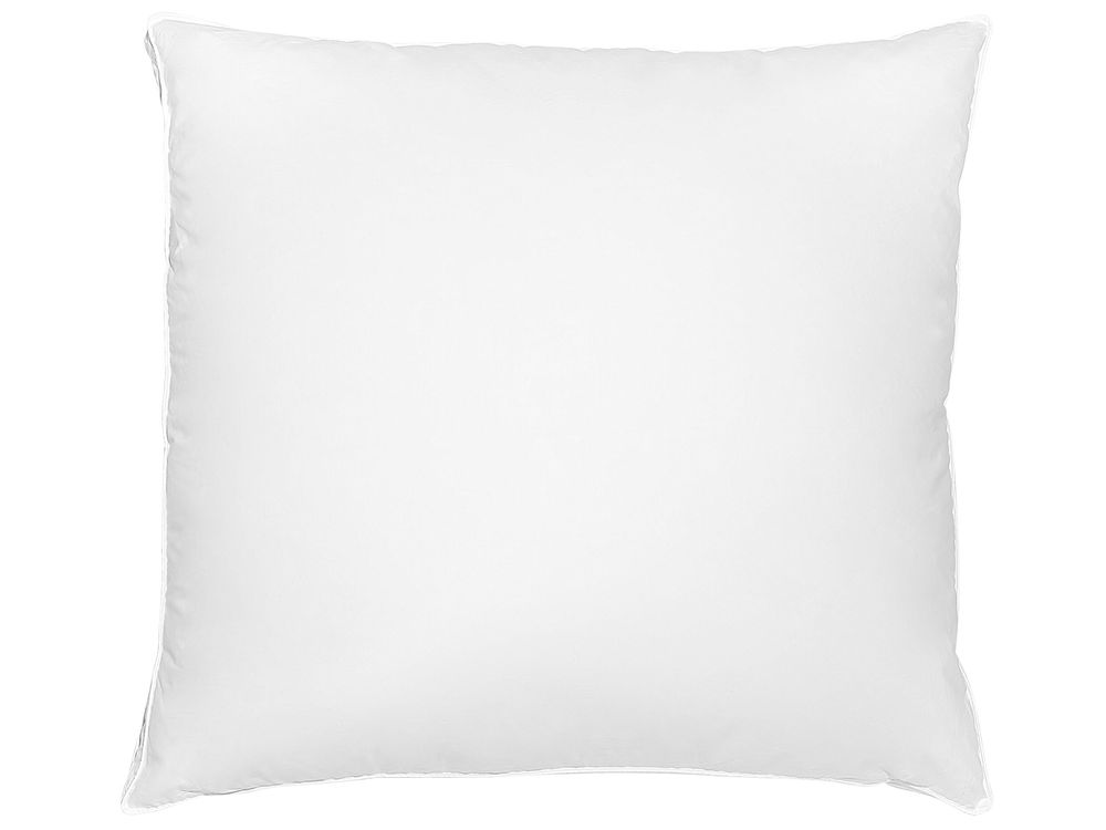Almohada de plumas plumon blanco 80 x 80 cm FELDBERG Beliani.es