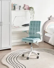 Sedia da ufficio DANDY Velluto Azzurro_1053040