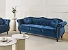 Sofa 3 Seater SKIEN Velvet Navy Blue