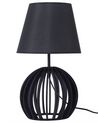 Fekete fa asztali lámpa 41 cm SAMO_694989
