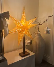 Star Lantern MANA 70 cm Beige_1039606