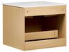 Bathroom Wall Mounted Cabinet 60 x 52 cm Light Wood BEXTI_934947