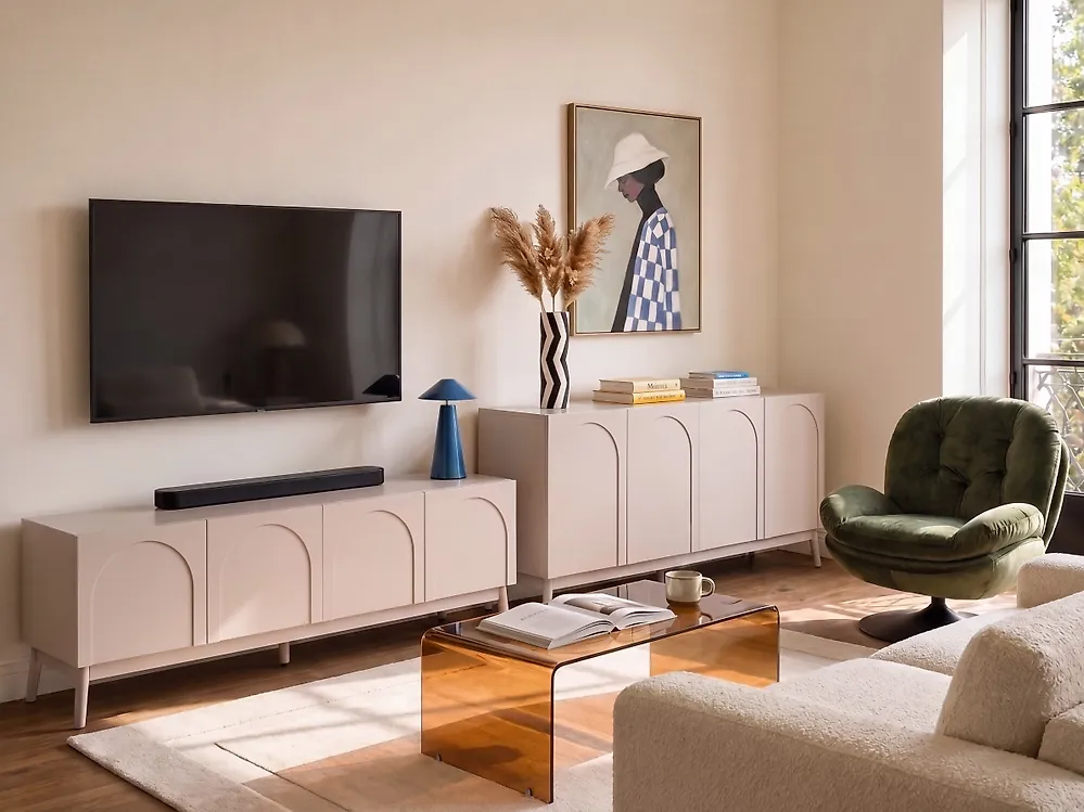 TV Stand BOULIA Light Beige_1169368