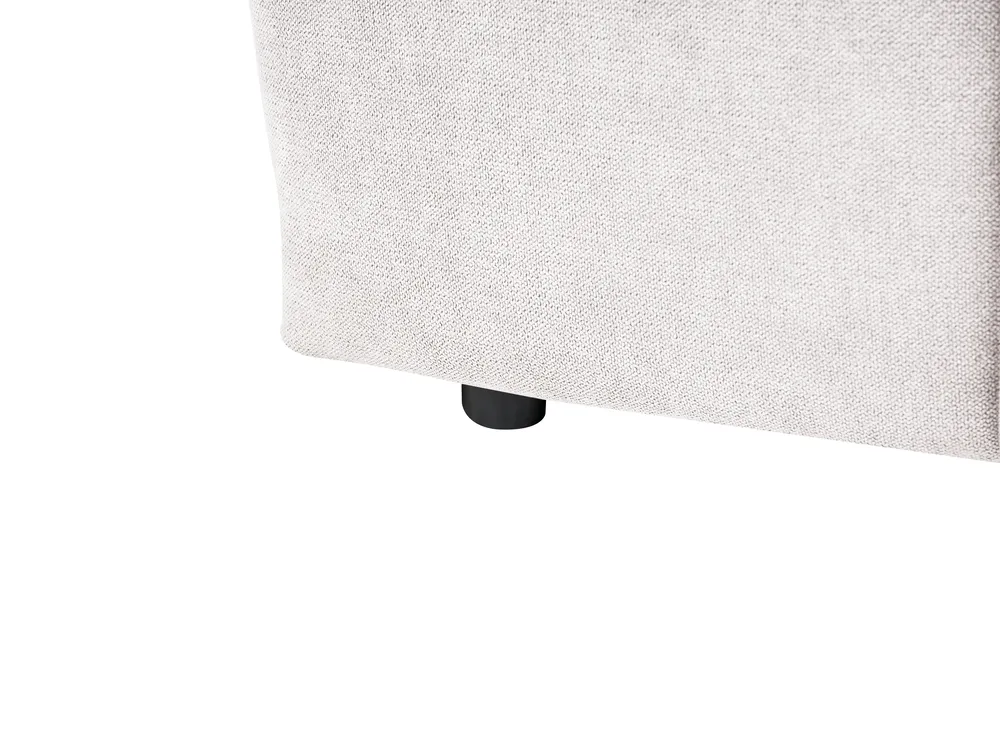 Ottoman Bed VAUVERT Fabric Off-White 140 x 200 cm (EU Double)_1091182