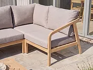 Garden Left-Hand Corner Section RIVELLO Acacia Wood Light Brown_1156276