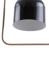 Lampada soffitto di metallo nero MAVONE _691002