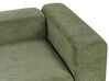 Kombinálható háromszemélyes zöld kordbársony kanapé ottománnal FALSTERBO_916330