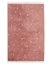 Rug ASTAF Light Red 140 x 200 cm Cotton_908038