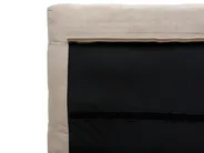 Bed Corduroy MELLE 140 x 200 cm (EU Double) Taupe_882210