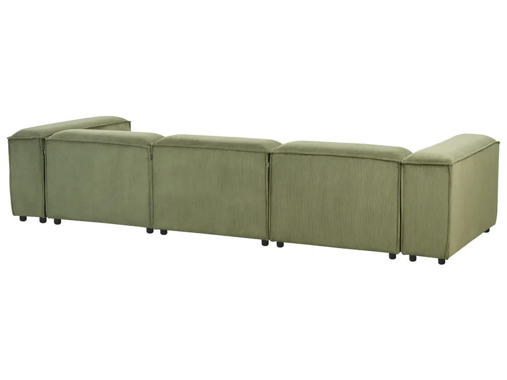 Modular Sofa 3 Seater ARDAL Corduroy Green_947393
