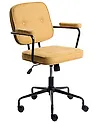 Desk Chair PAWNEE Fabric Yellow