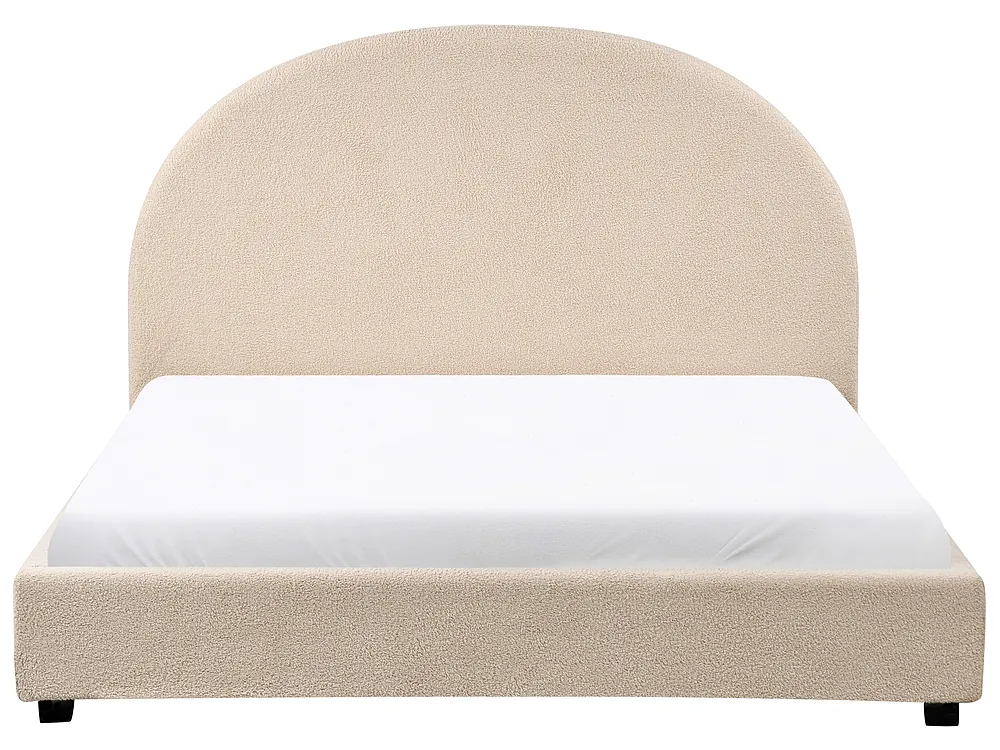 Waterbed Boucle VAUCLUSE 140 x 200 cm (EU Double) Beige_976117