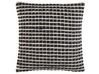 2 wełniane poduszki dekoracyjne w geometryczny wzór 45 x 45 cm czarno-białe YONCALI_802130