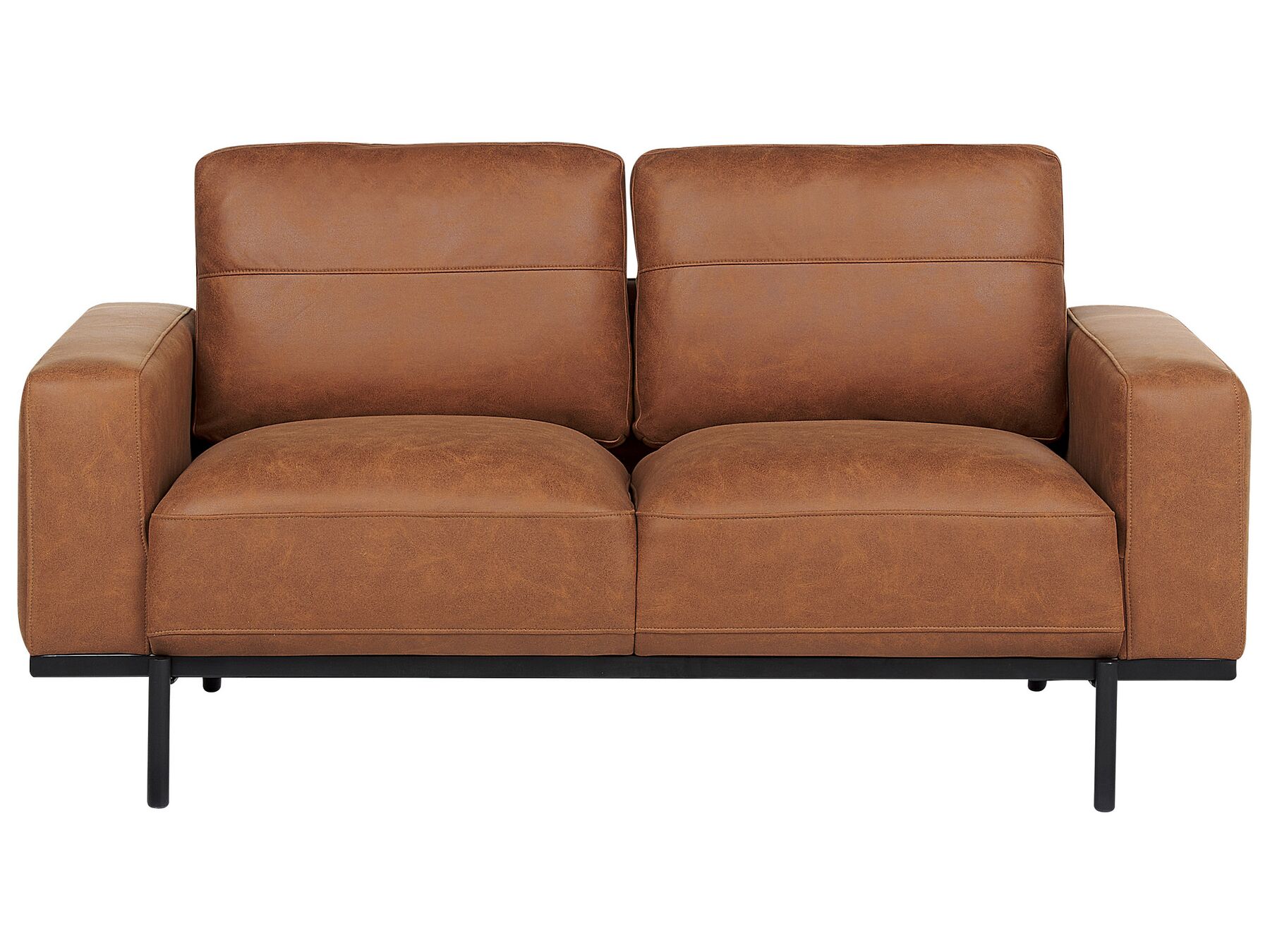 2-personers sofa stof brun SOVIK_906261