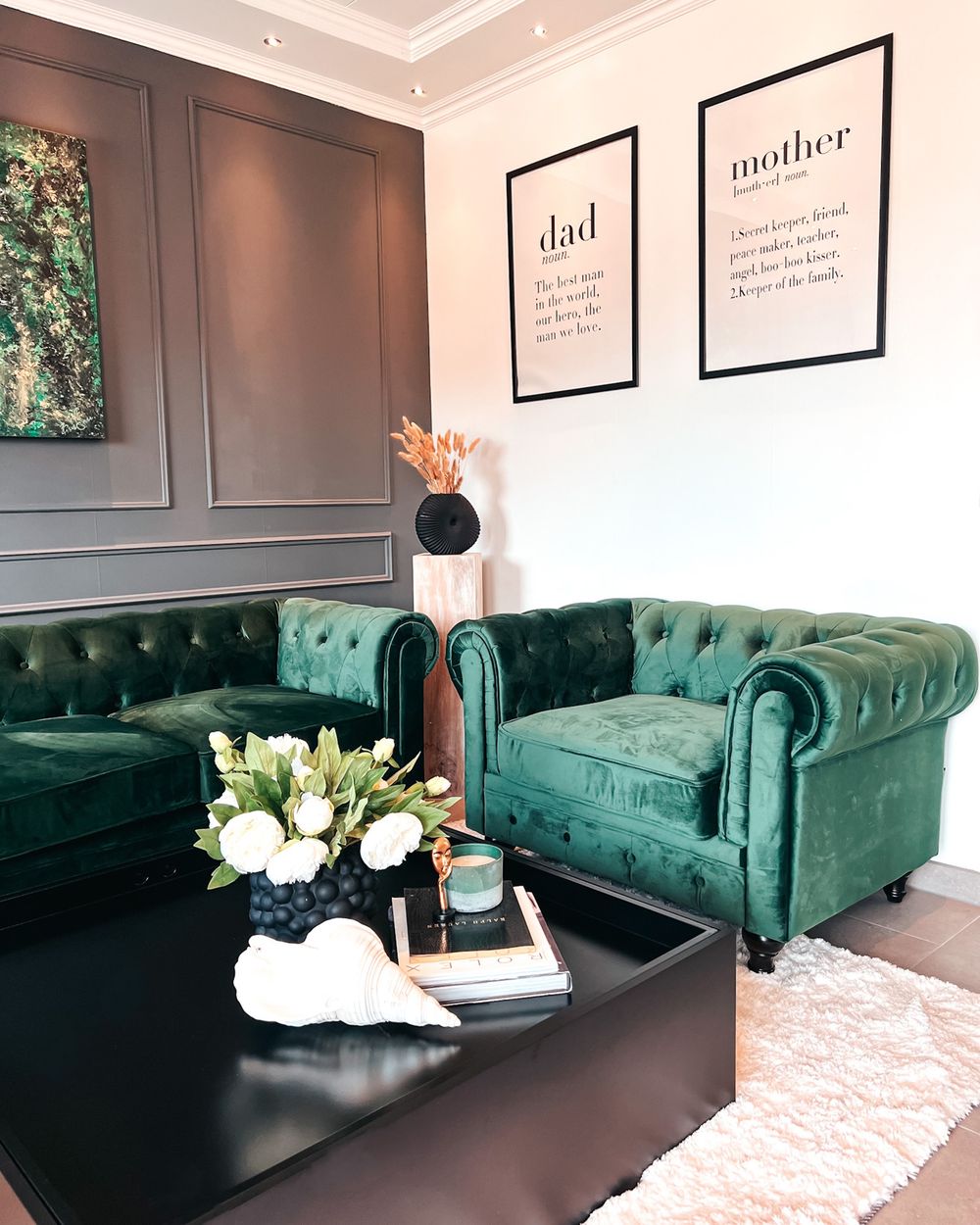 Casa Padrino Divano Chesterfield Velluto Divano Chesterfield