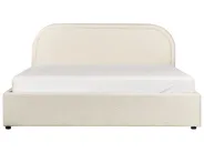 Ottoman Bed QUILLIEN Boucle Light Beige 160 x 200 cm (EU King Size)_916536