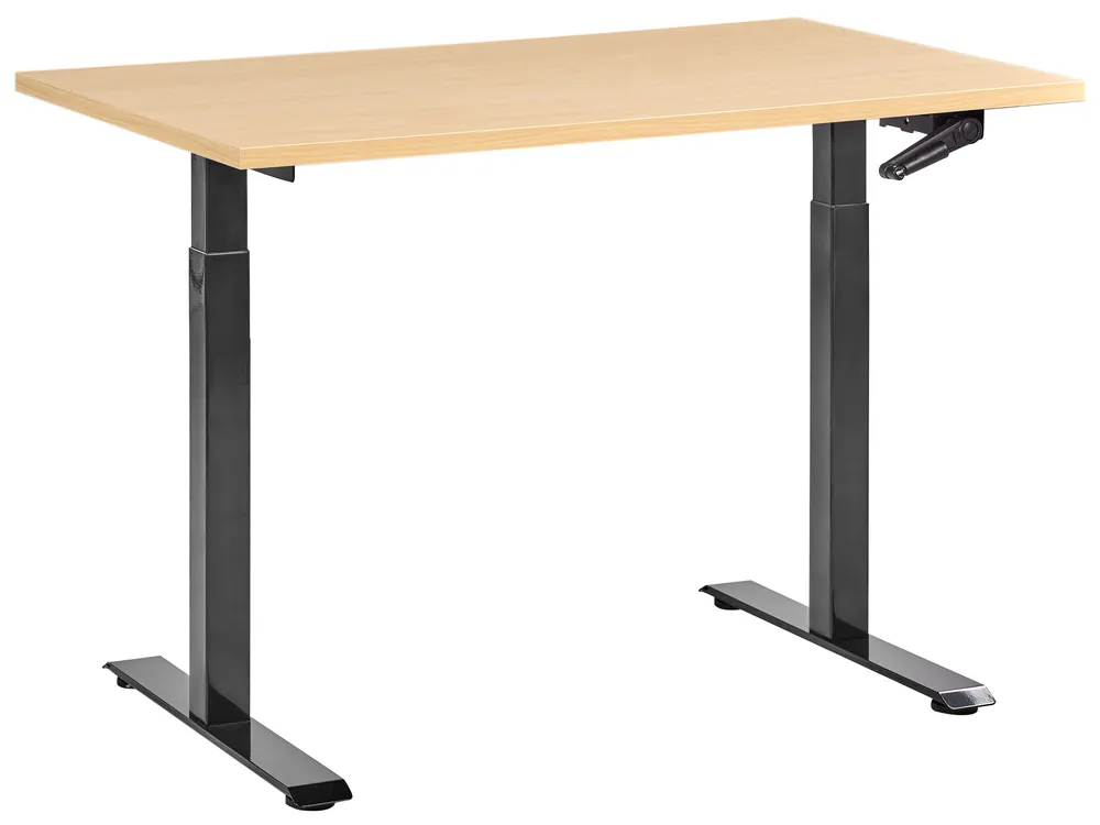Artichok Karen metalen bureau zwart - 100 x 45 cm – vtwonen