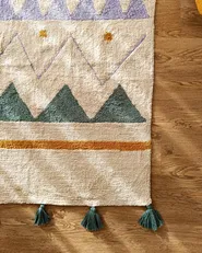 Tappeto per bambini ZAYSAN Verde 140 x 200 cm Cotone_957096
