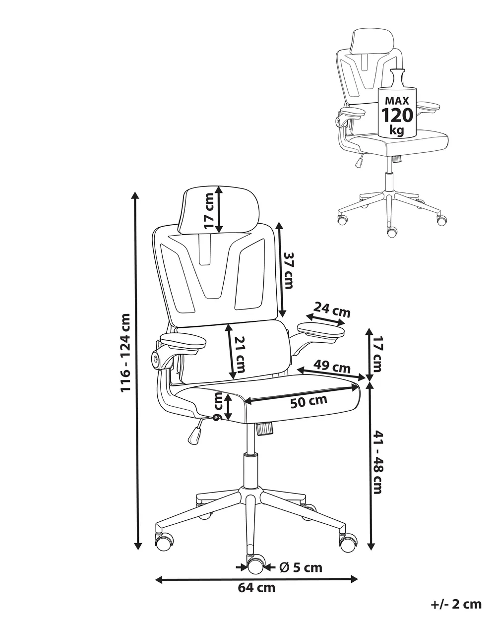 Office Chair KRYOS Dark Grey_1073301