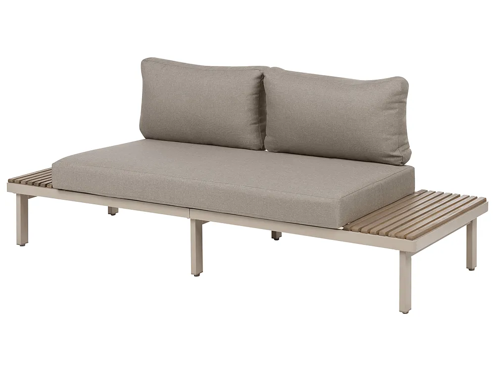 Divano da giardino 2 posti FIVIZZANO Legno d'acacia Beige_1159441