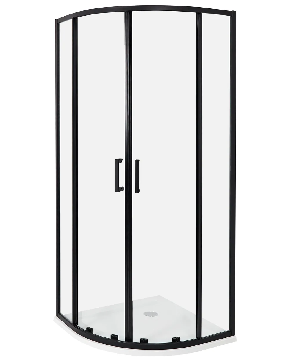 Cabina doccia JUKATAN 80 x 80 x 185 cm Nero